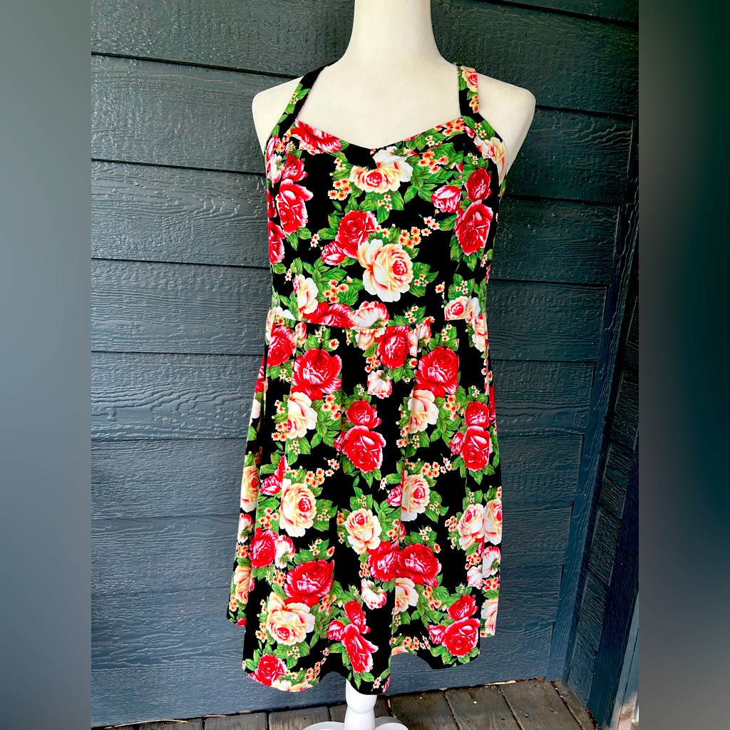 Forever 21 Plus Floral Vintage Design Dress 1x